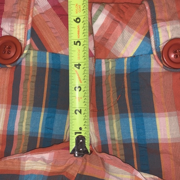 Rue 21 plaid Bermuda shorts Sz 0-1 - Picture 7 of 9